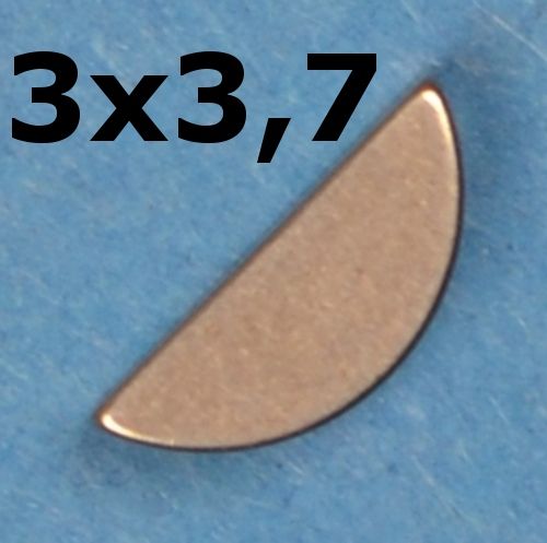 Keil (Halbmond) 3 X 3,7 Mm – Zwischen Polrad Und Kurbelwelle Für Stihl TS 350 / TS 360